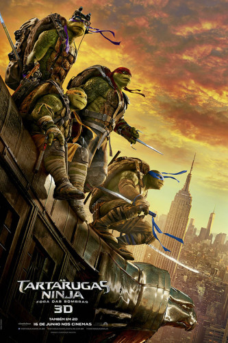 Poster Tartarugas Ninjas Teenage Mutant Ninja Turtles Out Of The Shadows