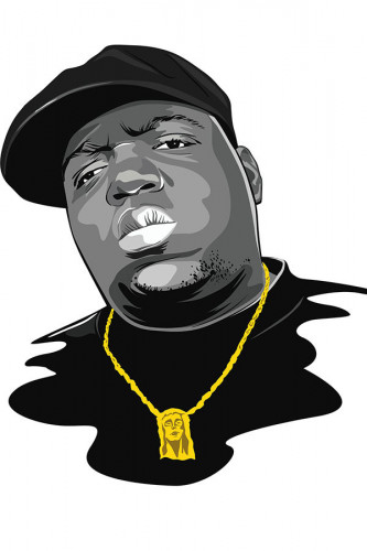 Poster Notorious Big - Biggie - Rap/ Hip - Hop