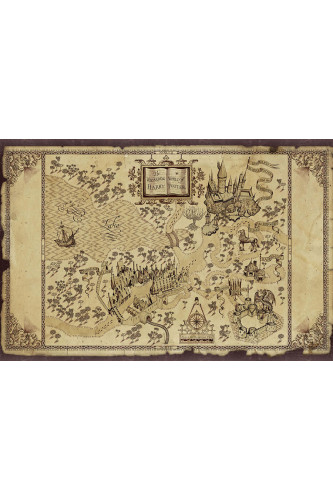 Poster Mapa Harry Potter