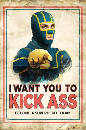 Poster Kick Ass - Quebrando Tudo