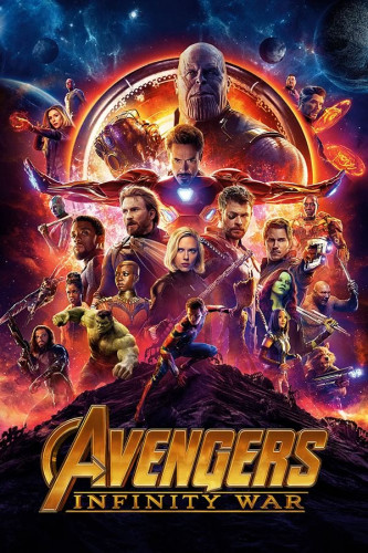 Poster Avengers Infinity War - Vingadores Guerra Infinita