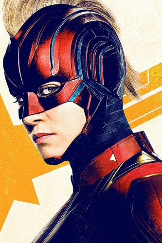 Poster Capitain - Capitã Marvel