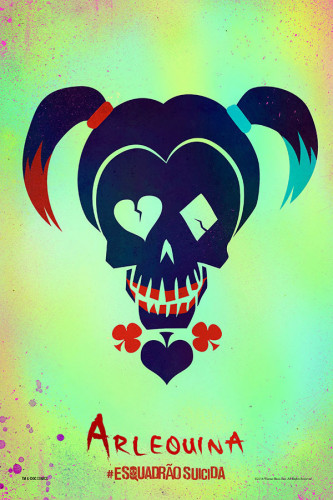 Poster Suicide Squad Esquadrao Suicida Personagens Harley Quinn Arlequina
