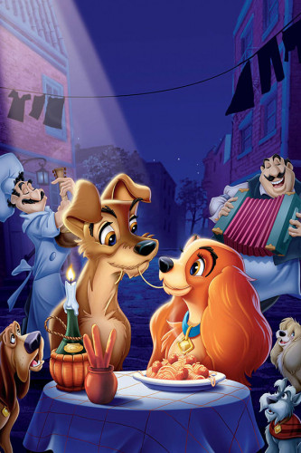 Poster A Dama e o Vagabundo