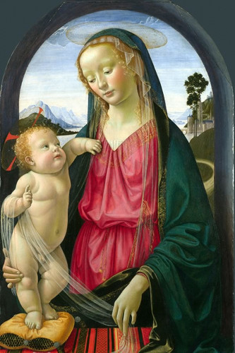 Poster Ghirlandaio domenico - The Virgin And Child