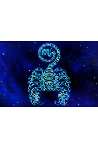 Poster Escorpião - Zodíaco - Signos
