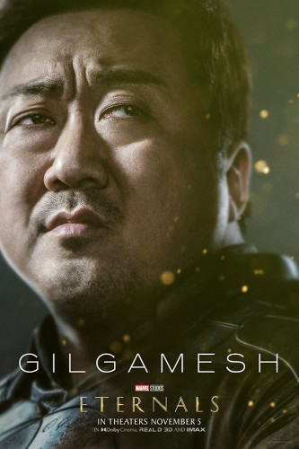 Poster Personagens - Gilgamesh - Eternos - Eternals - Filmes
