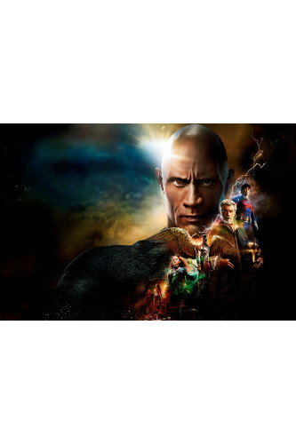 Poster Adao Negro - Black Adam - DC Comics - Filmes