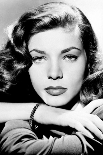 Poster Laurwen Bacall - Artistas - Retrô - Antigo