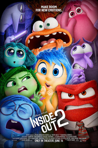 Poster Divertidamente 2 - Inside Out 2 - Animação - Infantil - Filmes