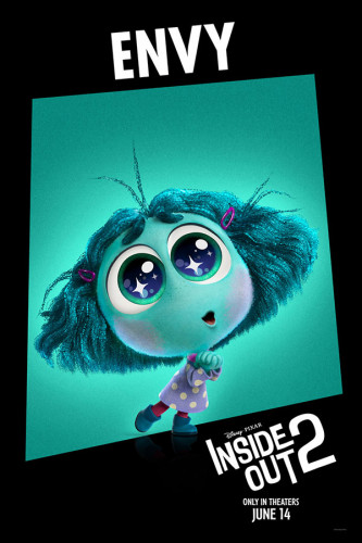 Poster Divertidamente 2 - Inveja - Inside Out 2 - Animação - Infantil - Filmes
