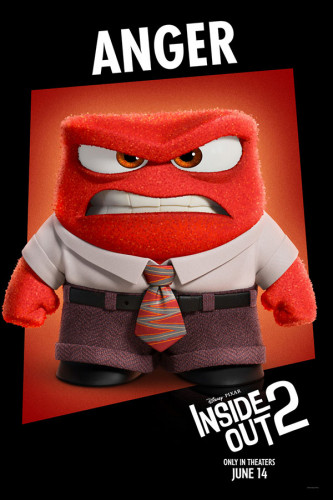 Poster Divertidamente 2 - Raiva - Inside Out 2 - Animação - Infantil - Filmes
