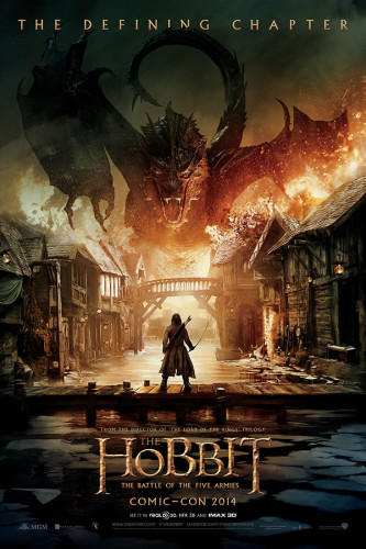 Poster Hobbit Cinco Exércitos
