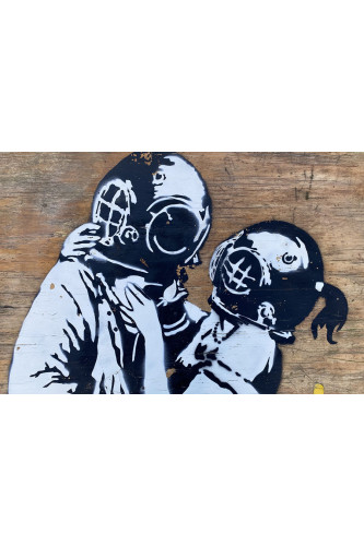 Poster Bansky - Grafite - Street Art