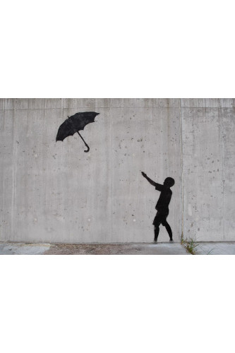 Poster Bansky - Grafite - Street Art