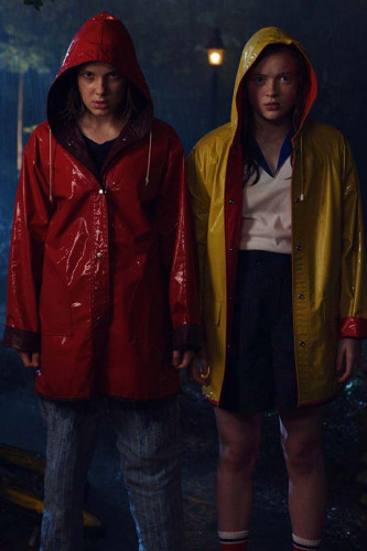 Poster Sadie Sink - Millie Bobby Brown - Stranger Things - Atriz - Séries