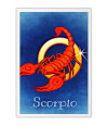 Poster Escorpião - Zodíaco - Signos