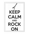 Poster Colecao Keep Calm And Rock On