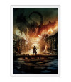 Poster Hobbit Cinco Exércitos - Five Armies