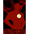 Poster You Can’t Run From The Flash - Comics - Quadrinhos - Hq