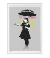 Poster Bansky - Grafite - Street Art
