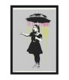 Poster Bansky - Grafite - Street Art