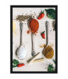 Poster Temperos - Cozinha - Chef - Comida - Culinária