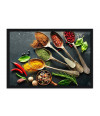 Poster Temperos - Cozinha - Chef - Comida - Culinária