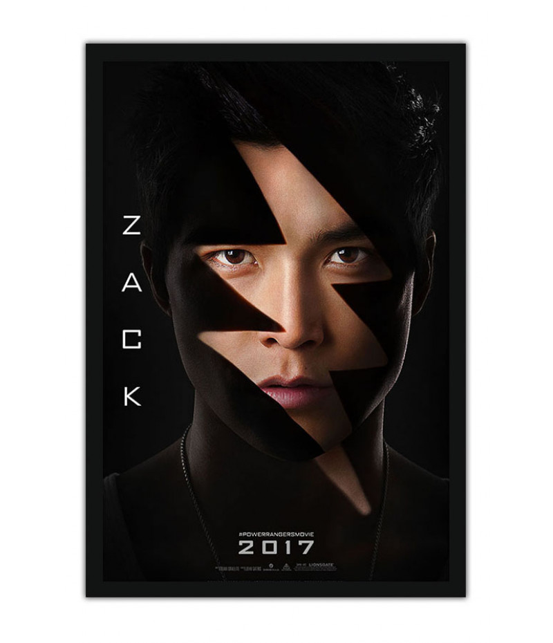 Poster Power Rangers Preto