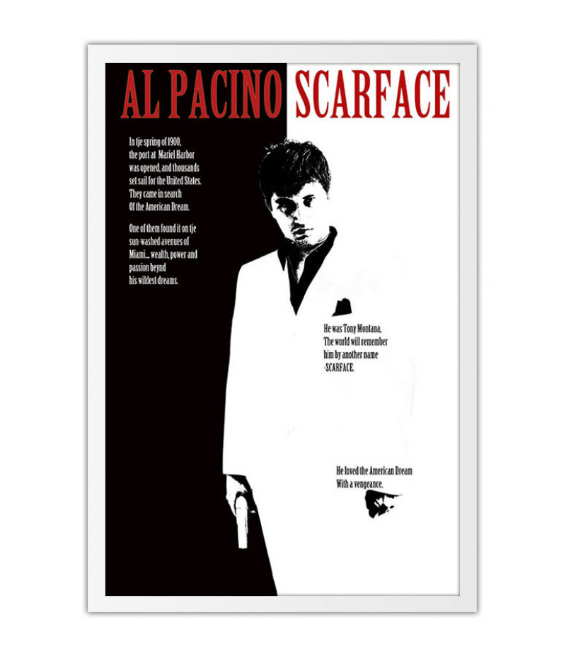 Poster Classico Scarface Al Pacino