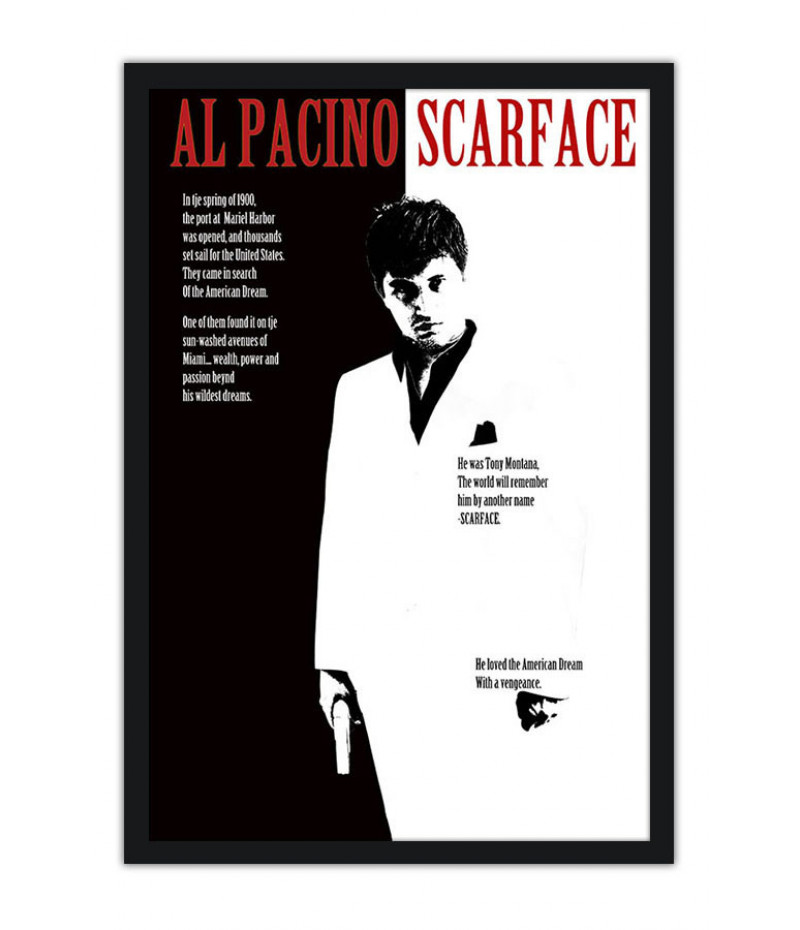 Poster Classico Scarface Al Pacino