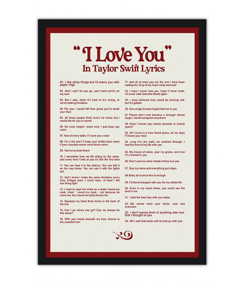 Poster Taylor Swift - Artistas Pop
