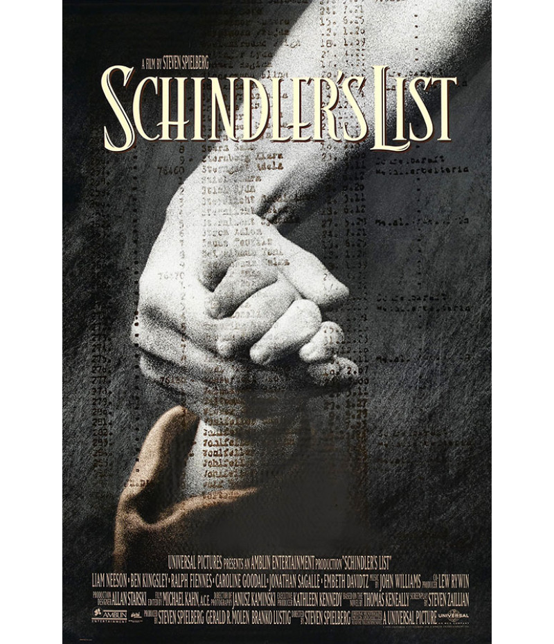 Poster A Lista de Schindler - Schindler's List - Filmes