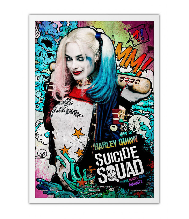 Poster Suicide Squad Esquadrao Suicida Harley Quinn