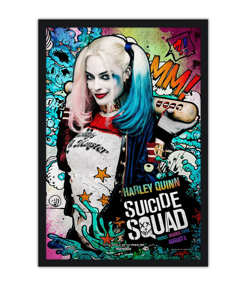 Poster Suicide Squad Esquadrao Suicida Harley Quinn