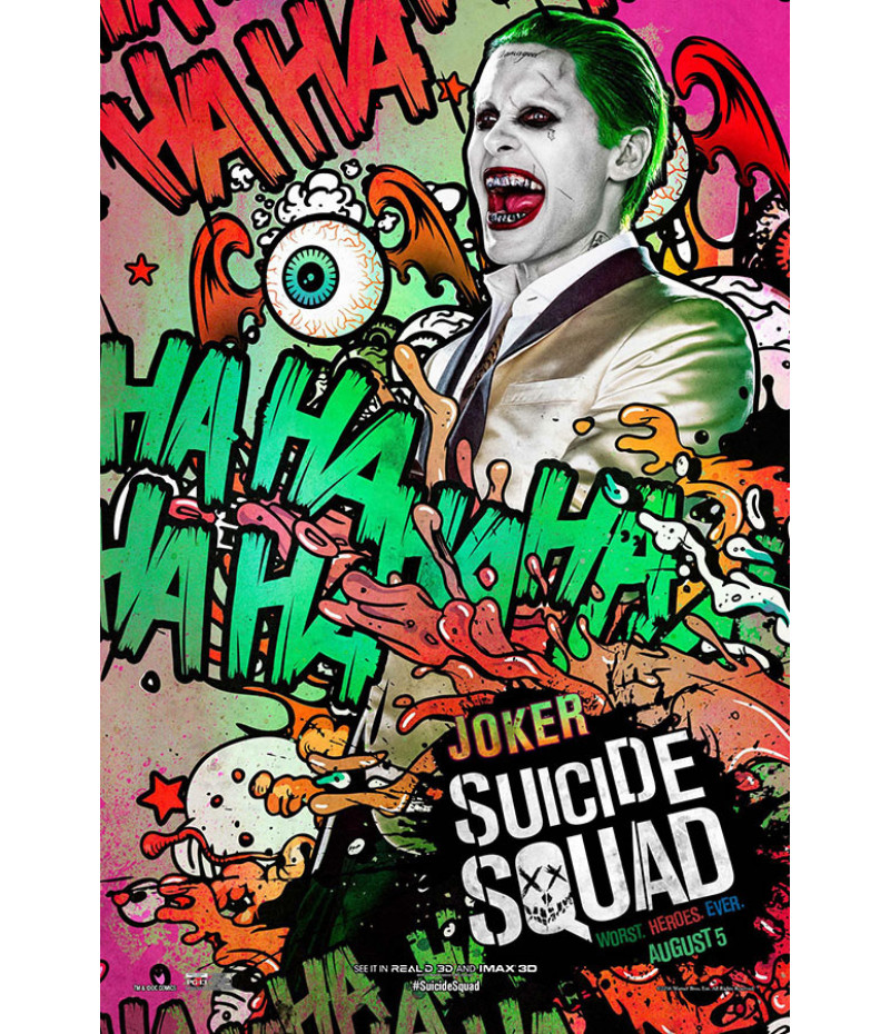 Poster Suicide Squad Esquadrao Suicida Joker