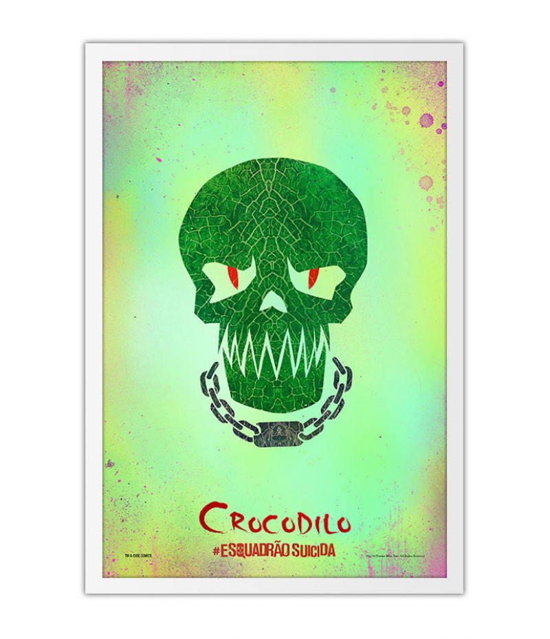Poster Suicide Squad Esquadrao Suicida Personagens Killer Croc Crocodilo