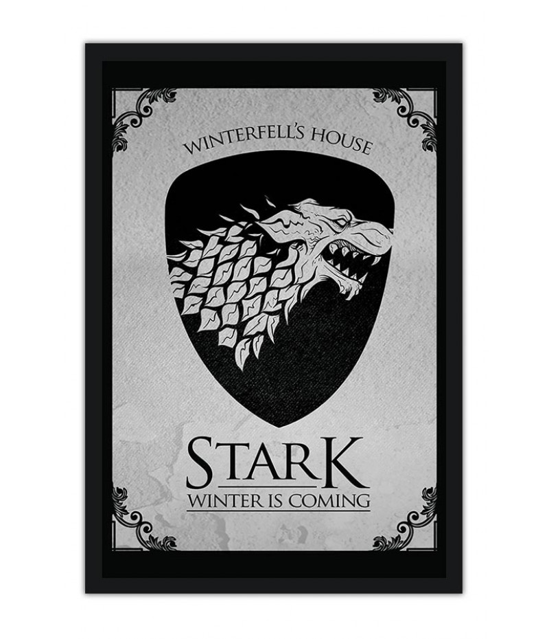 Poster Game Of Thrones Got Casa Stark