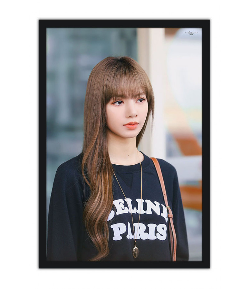 Poster Lisa - Blackpink - Cantora - K-pop