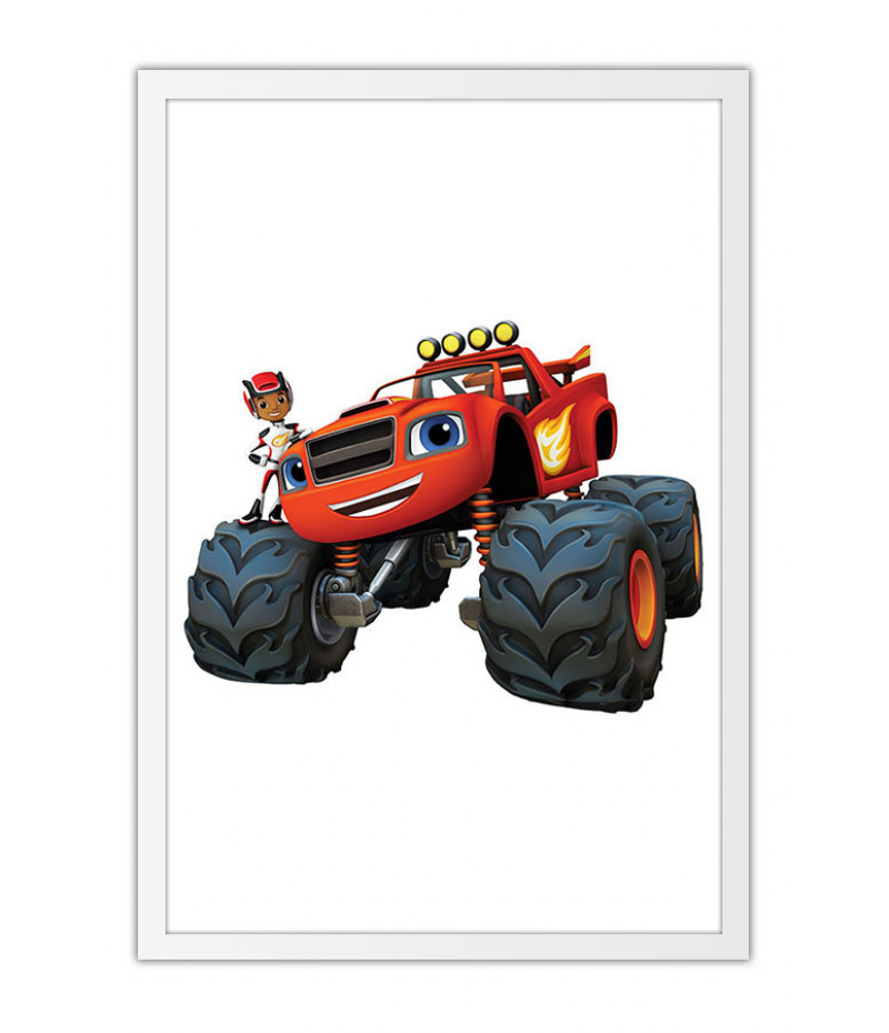 Poster Blaze And The Monsters Machine - Infantil