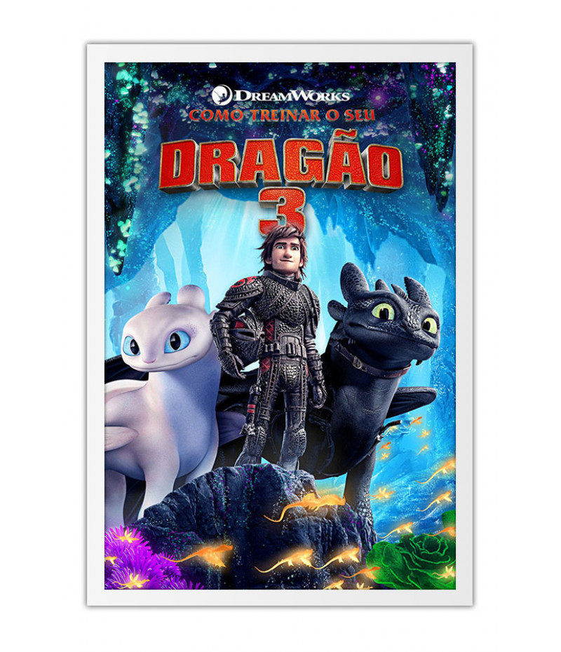 Poster Como Teinar O Seu Dragao 3 - Filmes - Infantis