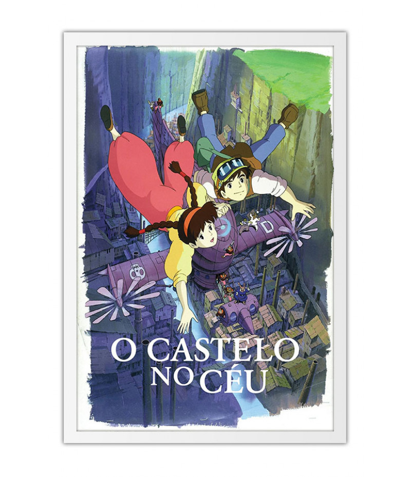 Poster O Castelo No Céu - Estudio Ghibli - Filmes