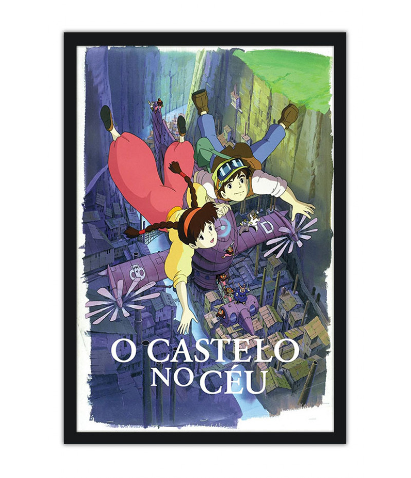 Poster O Castelo No Céu - Estudio Ghibli - Filmes