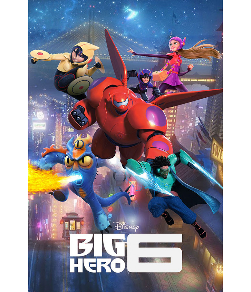 Poster Operação Big Hero - Filmes - Infantis
