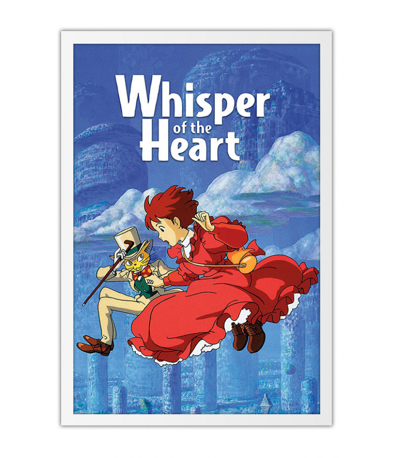 Poster Sussuros do Coração - Estudio Ghibli - Filmes