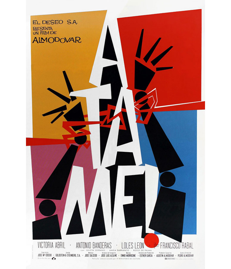 Poster Ata-me! - Almodovar - Filmes