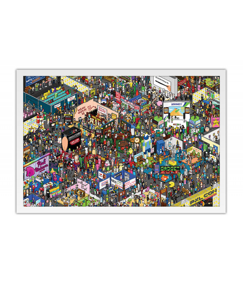 Poster Miniclip - Pixel Art