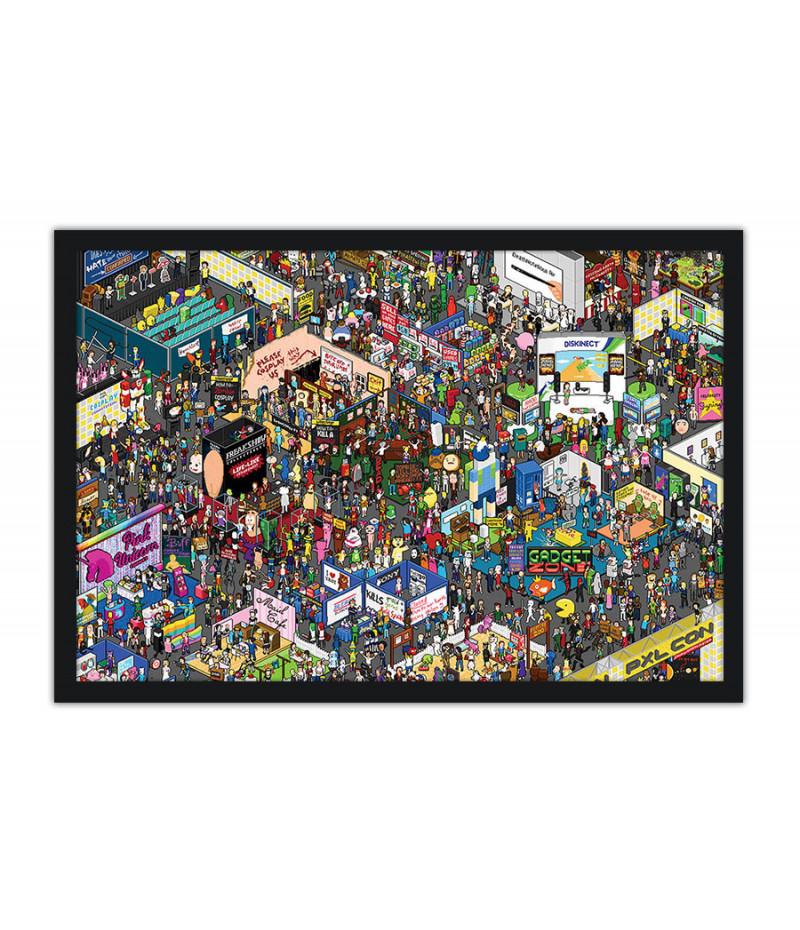 Poster Miniclip - Pixel Art