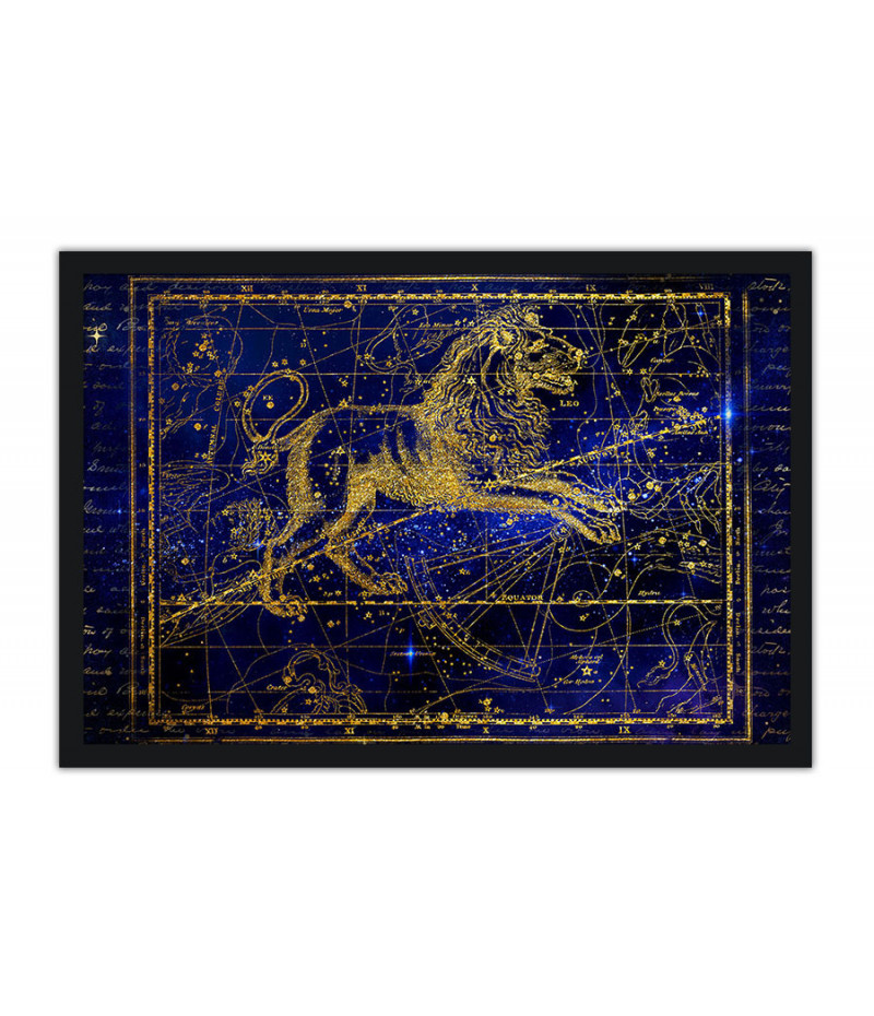 Poster Leão - Constelação - Zodíaco - Signos