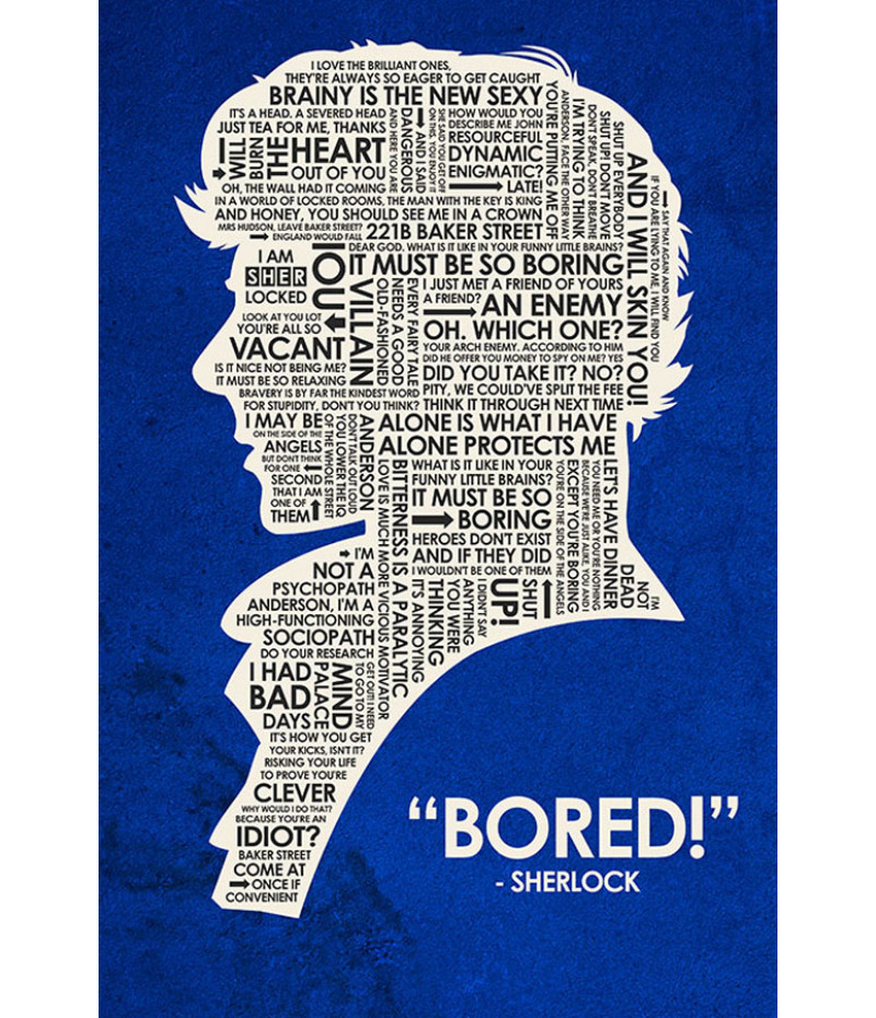 Poster Alternativo Sherlock Holmes